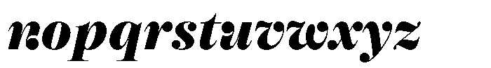 Selestin Extra Bold Italic Font LOWERCASE