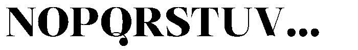 Selestin Extra Bold Font UPPERCASE