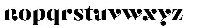 Selestin Extra Bold Font LOWERCASE
