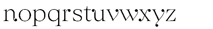 Selestin Extra Light Font LOWERCASE