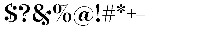 Selestin Medium Font OTHER CHARS