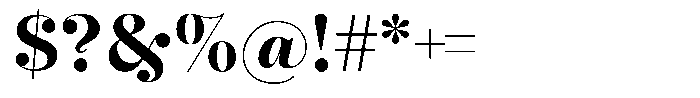 Selestin Semi Bold Font OTHER CHARS