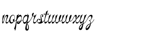 Selfino Script Font LOWERCASE