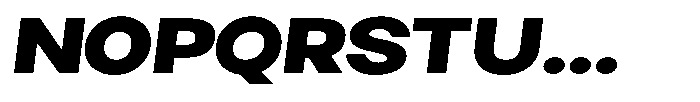 Selfinty Black Expanded Slanted Font UPPERCASE