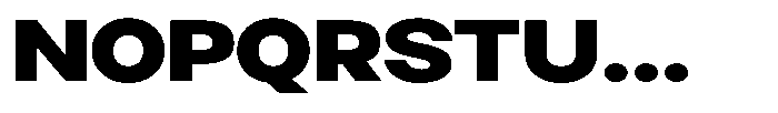 Selfinty Black Expanded Font UPPERCASE