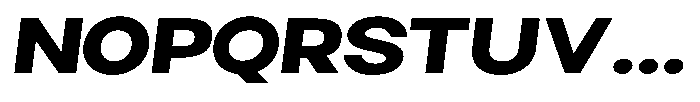 Selfinty Extra Bold Expanded Slanted Font UPPERCASE