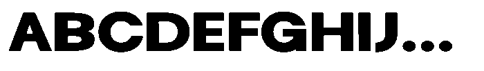 Selfinty Extra Bold Expanded Font UPPERCASE