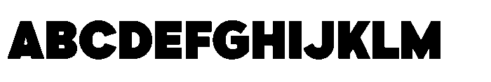 Selfion Black Font UPPERCASE