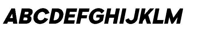 Selfion Bold Italic Font UPPERCASE