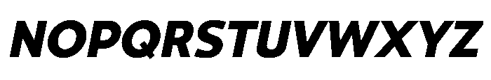Selfion Bold Italic Font UPPERCASE