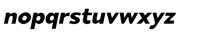 Selfion Bold Italic Font LOWERCASE