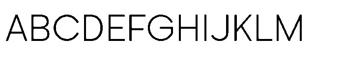 Selfion Extra Light Font UPPERCASE