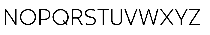 Selfion Extra Light Font UPPERCASE