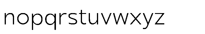 Selfion Extra Light Font LOWERCASE