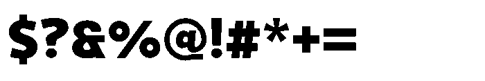 Selfion Extrabold Font OTHER CHARS