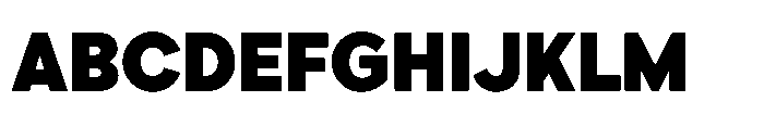 Selfion Extrabold Font UPPERCASE