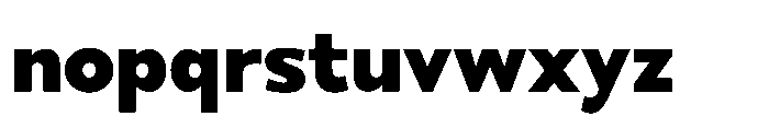 Selfion Extrabold Font LOWERCASE