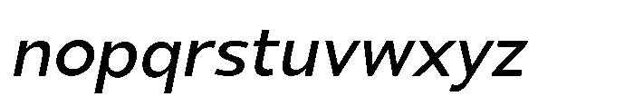 Selfion Italic Font LOWERCASE