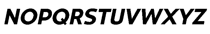 Selfion Semi Bold Italic Font UPPERCASE