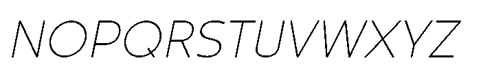 Selfion Thin Italic Font UPPERCASE