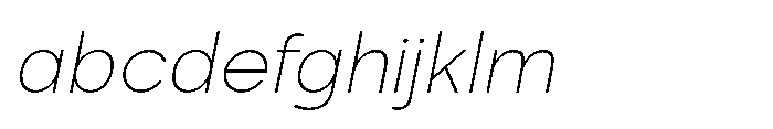 Selfion Thin Italic FONT