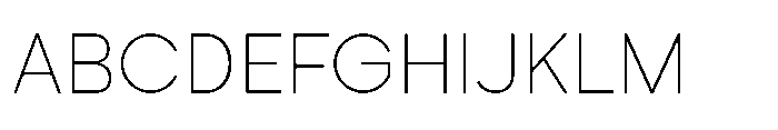 Selfion Thin Font UPPERCASE