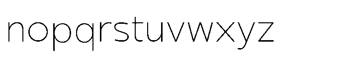 Selfion Thin Font LOWERCASE