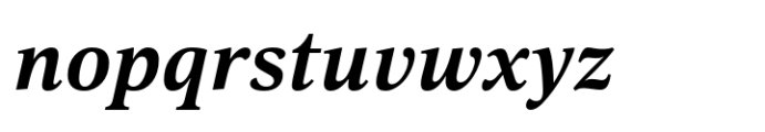 Selina Extended Bold Italic Font LOWERCASE
