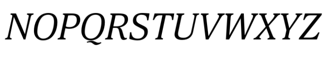 Selina Extended Italic Font UPPERCASE