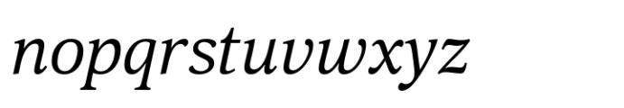 Selina Extended Italic Font LOWERCASE