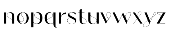 Sellebou Display Font LOWERCASE