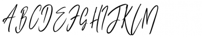 Sellotia Signature Regular Font UPPERCASE