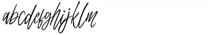 Sellotia Signature Regular Font LOWERCASE