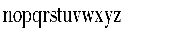 Selmora Condensed Font LOWERCASE