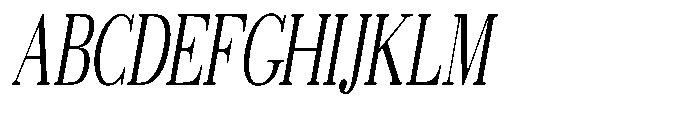 Selmora Extra Condensed Slant Font