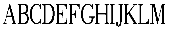 Selmora Grade Condensed Font UPPERCASE