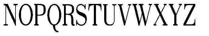 Selmora Grade Condensed Font UPPERCASE