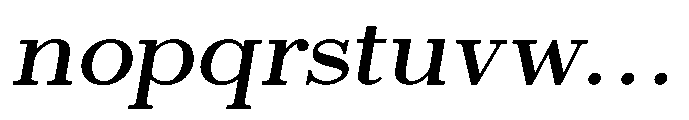 Selmora Grade Expanded Italic Font LOWERCASE