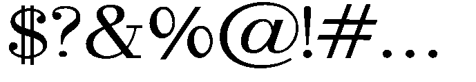 Selmora Grade Expanded Font OTHER CHARS