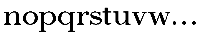 Selmora Grade Expanded Font LOWERCASE