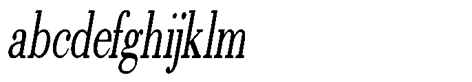 Selmora Grade Extra Condensed Italic FONT