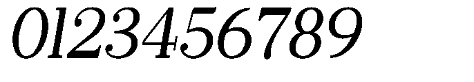 Selmora Grade Italic Font OTHER CHARS