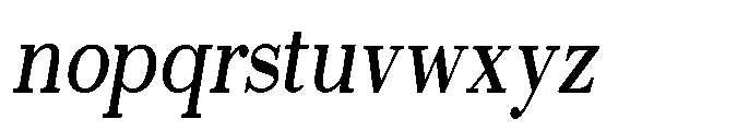 Selmora Grade Sem Condensed Italic Font LOWERCASE