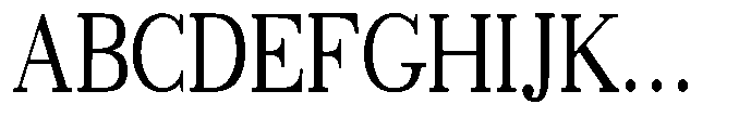 Selmora Grade Semi Condensed Font UPPERCASE