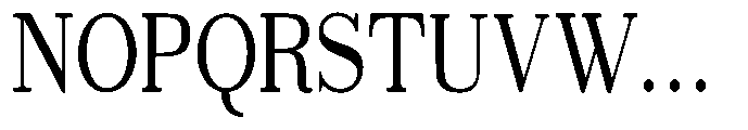 Selmora Grade Semi Condensed Font UPPERCASE