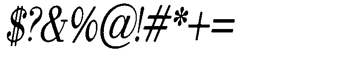 Selmora Grade Sf Condensed Italic Font OTHER CHARS