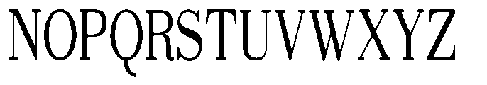 Selmora Grade Sf Condensed Font UPPERCASE