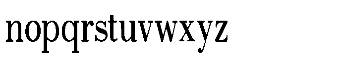 Selmora Grade Sf Condensed Font LOWERCASE