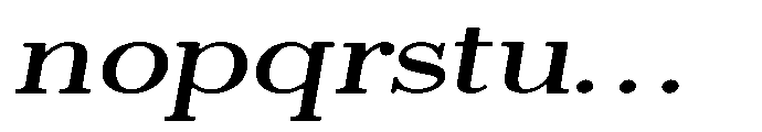 Selmora Grade Sf Extra Exp Italic Font LOWERCASE
