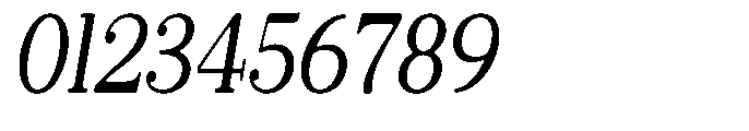 Selmora Grade Sf Sem Condensed Italic Font OTHER CHARS